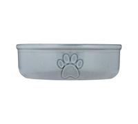 Mason Cash Reactive Paw Large Dog Bowl, 18cm Diameter, 950ml Capacity Ideal for Medium to Large Dogs, Durable Stoneware, Dishwasher & Freezer Safe