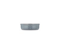 Mason Cash Reactive Paw Medium Dog Bowl, 15cm Diameter, 500ml Capacity Ideal for Medium Dogs, Durable Stoneware, Dishwasher & Freezer Safe