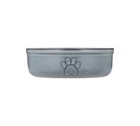Mason Cash Reactive Paw Medium Dog Bowl, 15cm Diameter, 500ml Capacity Ideal for Medium Dogs, Durable Stoneware, Dishwasher & Freezer Safe