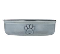 Mason Cash: Reactive Paw Pet Bowl - 5.1", 8.4oz - Blue Glaze, Dog Food-Water Dish, Ceramic Stoneware, Microwave-Dishwasher Safe, Feeding-Hydration