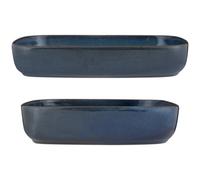 Mason Cash Reactive Blue Set of 2 Rectangle Dish 31cm & 23cm Mason Cash Multicolor