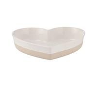 Mason Cash Rustic Charm Heart Shape Baker 1.5L Stoneware Baking Dish with Debossed Heart Motif Durable and Stylish for Baking Cooking & Serving