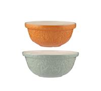 Mason Cash Set Of 2 Home To Roost Earthenware Mixing Bowl 24Cm & 29Cm Multi One Size