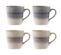 Mason Cash Set Of 4 Reactive Fade Mug 400Ml - Grey & Cream