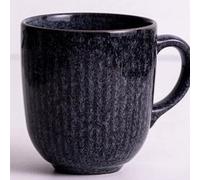Mason Cash Set of 4 Reactive Linear Mug 400ml Black Mason Cash Black