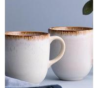 Mason Cash Set of 4 Reactive Mug Cream 400ml Mason Cash Cream