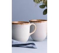 Mason Cash Set Of 4 Reactive Mug Cream 400Ml Cream One Size