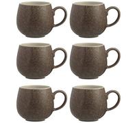 Mason Cash Set Of 6 Reactive Charcoal Mug 350Ml