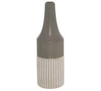 Mason Collection Grey Ceramic Convex Vase