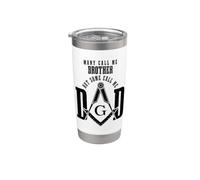 Mason Dad Square Compass Masonic Shriner Freemason Stainless Steel Insulated Tumbler