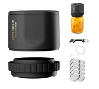 mason genie vacuum sealer kit mason jars Portable Electric Automatic Mason Jar Vacuum Sealer for Wide & Regular Mouth Jars, for Food Storage & Ferment
