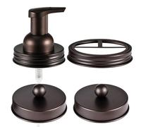Mason Jar Bathroom Accessories Set(4pcs)- -Bronze