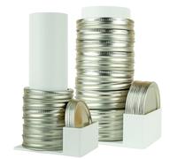 Mason Jar Lid Organizer & Holder | Storage Rack for Canning Jar Lids and Rings | Vertical Stacking Kitchen Organization | Compatible with Regular and Wide Mouth | Holds 20 Lids & 20 Rings (2 Pack)