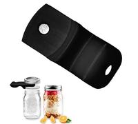 Mason Jar Opener Canning Tool,Canning Jar Opener, Releases Vacuum Seal on Wide Mouth and Regular Mouth Lids,Magnetic Jar Lid Lifter for Canning. Pickling and Home Food Storage (black)