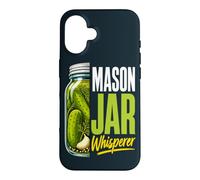 Mason Jar Pickling Cucumbers Canning Pickles Case for iPhone 16