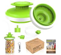 Mason Jar Vacuum Sealer, Jar Sealer and Accessory Hose for Foodsaver, Food Storage Vacuum Sealer Jar Attachment Kit with Lid Opener for Wide-Mouth & Regular-Mouth Mason Jar