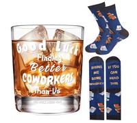 Mason Life Personalised Whiskey Glass for Men, Gifts for Men, Leaving Gifts for Colleagues, Farewell Gift for Coworker Boss Colleague Friend Man Birthday Christmas Presents 270ml