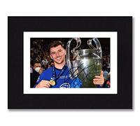 MASON MOUNT Signed Mounted Photo Print Pre Printed Signature Chelsea Autograph Gift, Ready To Be Framed, 8 x 6 Inches - 203.2 152.4 mm
