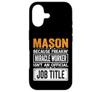 Mason Official Job Title - Funny Masonic Job Quotes Case for iPhone 17