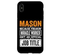 Mason Official Job Title - Funny Masonic Job Quotes Case for iPhone XS Max