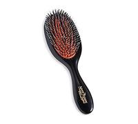Mason Pearson BN3 Handy Boar Bristle Nylon Tufts Hair Brush, Cleaner, Gift Box