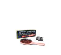 Mason Pearson Handy Bristle & Nylon Hairbrush BN3 luxury boar bristle and nylon hair brush Pink