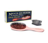 Mason Pearson Handy Bristle & Nylon Hairbrush BN3 luxury boar bristle and nylon hair brush Pink