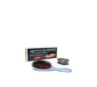 Mason Pearson Pure Bristle Handy Sensitive (SB3) luxury brush with boar bristles - size 3 Blue