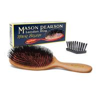Mason Pearson Large Extra Pure Bristle Hair Brush Light Wood in Brown Mason Pearson Brown