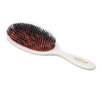 Mason Pearson Popular Bristle & Nylon Hairbrush BN1 extra large brush with boar and nylon bristles White