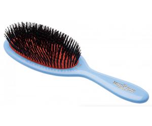 Mason Pearson Small Extra Pure Bristle B2 medium brush with boar bristles for fine hair 1 pcs, Blue