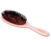 Mason Pearson Small Extra Pure Bristle B2 medium brush with boar bristles for fine hair 1 pcs, Pink