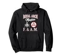 Mason Royal Arch Split Masonic F&AM York Rite Triple Tau Pullover Hoodie