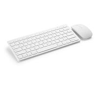 Mason West Slim Wireless Keyboard and Mouse Combo - White - for Desktop/Laptop/Windows/Mac, Simple Plug-and-Play USB Nano Receiver