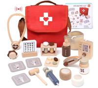 Masonbaby Doctors Set for Kids, Pretend Play Toy Doctor Play Set with Medical Storage Bag, Role Play Educational Children Toys Medical Kit Toys Gifts for 3 4 5 6 Year Old Girls Boys