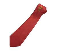 Masonic 100% silk Rose Croix Degree Tie Red with logo NT016