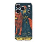 Masonic Exchange Strength Tarot Card Cute Phone Case Compatible for iPhone 17/Air/Pro/Pro Max Slim Fit Shockproof TPU Phone Cover