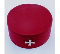 Masonic Knights Templar Cap (Large - 58cm)