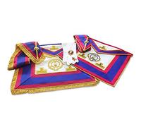 Masonic Mark Provincial Lambskin Undress & Dress Apron Pack without a Case & Medium Gloves