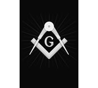 Masonic Notebook 120 Lined with the Masonic Square and Compass design watermarked on each page: Notebook