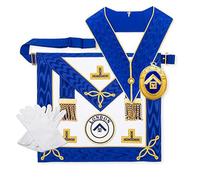 Masonic Regalia Provincial London Grand Rank Undress LGR Lambskin Leather Apron Pack w/X-Large Gloves