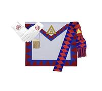 Masonic Regalia Royal Arch Companion Imitation Apron,Sash and Gloves