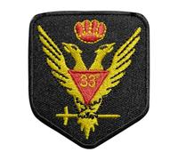 Masonic Scottish Rite 33 Degree Crown Wings Up Patch, Machine Embroidered - Iron-On Back - Freemason Regalia Patches & Emblems