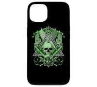 Masonic Skull Illuminati Eye Freemason Esoteric Conspiracy Case for iPhone 13