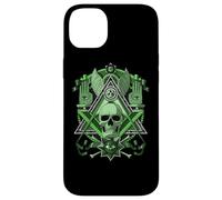 Masonic Skull Illuminati Eye Freemason Esoteric Conspiracy Case for iPhone 14 Plus