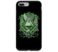 Masonic Skull Illuminati Eye Freemason Esoteric Conspiracy Case for iPhone 7 Plus/8 Plus