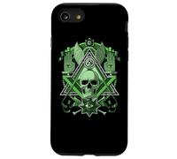 Masonic Skull Illuminati Eye Freemason Esoteric Conspiracy Case for iPhone SE (2020) / 7/8