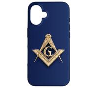 Masonic Square and compass 3D logo, symbolic freemasonry Case for iPhone 16