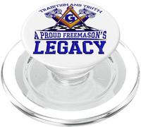 Masonic_symbol"Tradition of A Proud Freemason’s Legacy" PopSockets PopGrip for MagSafe