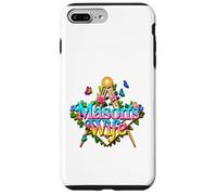 Masonic_symbol with"A Mason's_Wife with_flowers"S&C Case for iPhone 7 Plus/8 Plus